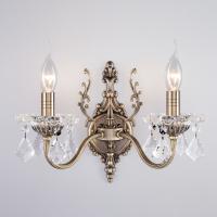 Бра Eurosvet 3281/2 античная бронза/прозрачный хрусталь Strotsk