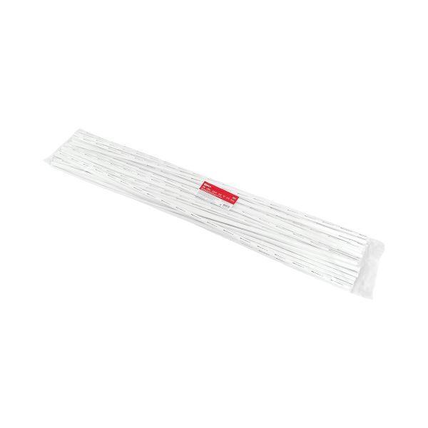 Трубка термоусадочная ТУТ нг 8/4 бел. 1м (уп.50м) PROxima EKF tut-8-w-1m