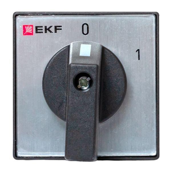 Переключатель кулачковый ПК-1-12 2п 25А "0-1" IP65 EKF pk-1-12-25-65