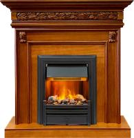 Dimplex Каминокомплект Valletta - Орех с очагом Brookline Black