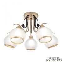 Накладная люстра Arte Milano 323306/5 FG+BK