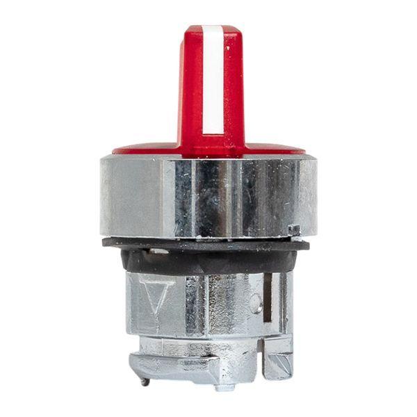 Механизм переключателя исполнительный ХB4 красн. на 2 положения с фиксацией с подсветкой с короткой ручкой IP65 EKF XB4BD2FL-R-65