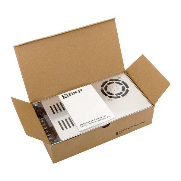 Блок питания на монтажную панель 500Вт Uвх 220В AC m Uвых 12В DC постоянного тока EKF MPS-500W-12