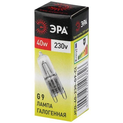 Лампа галогенная G9-JCD-40-230V-Cl 40Вт капсула G9 230В Эра C0027378