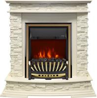 Royal Flame Каминокомплект Luzern - Слоновая кость с очагом Aspen Gold