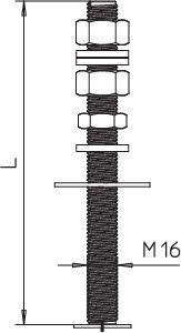 Шпилька резьбовая is Fang 3B-G4 OBO 5408905