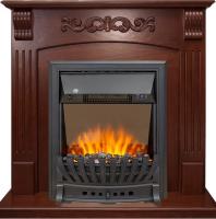 Royal Flame Каминокомплект Sorrento угловой - Орех с очагом Aspen Black