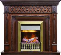 Dimplex Каминокомплект Alexandria - Махагон коричневый антик с очагом Danville Antique Brass FB2