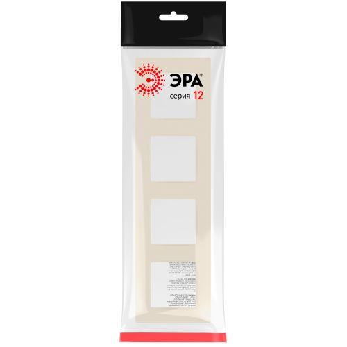 Рамка 4-м 12-5204-02 Классик сл. кость Эра Б0067749