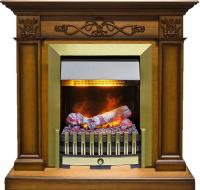 Dimplex Каминокомплект Verona - Дуб антик с очагом Danville Antique Brass FB2