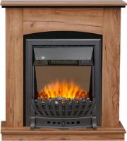 Royal Flame Каминокомплект Barcelona (разборный) - Дуб табачный с очагом Aspen Black