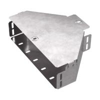 Переходник для лотка симметричный 300х100х80 с крышкой Стандарт Промрукав PR16.0480