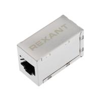 Адаптер проходной RJ45 (8P8C) кат.6 FTP экранир. (гнездо-гнездо) Rexant 03-0109