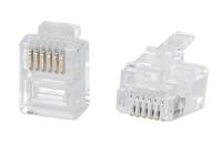 Коннектор телефонный RJ-12 6P6C Cabeus 7126c