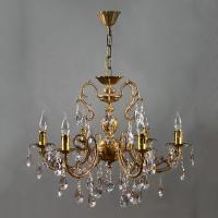 Подвесная люстра AMBIENTE by BRIZZI 8888/6 AB Tear Drop