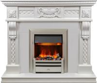 Dimplex Каминокомплект Corsica - Матовый белый (Ширина 1100) с очагом Chesford