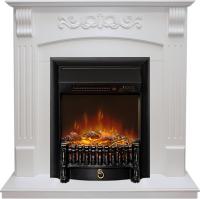 Royal Flame Каминокомплект Sorrento угловой - Белый дуб с очагом Fobos FX M Black RC