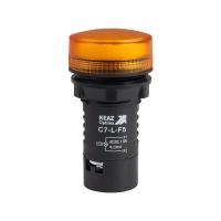 Лампа светодиодная OptiSignal Compact D22 С7-L-F5 желт. 110В AC/DC XB7EV05GP КЭАЗ 362156