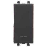 Переключатель модульный 1мод. Avanti "Черный матовый" DKC 4412111