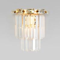 Бра Eurosvet 10130/1 золото/прозрачный хрусталь Strotskis