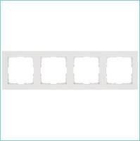 Рамка 4-м G-Classic бел. глянцевый Jasmart G1004W