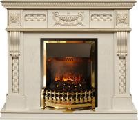 Dimplex Каминокомплект Corsica - Слоновая кость с патиной (Ширина 1100) с очагом Atherton