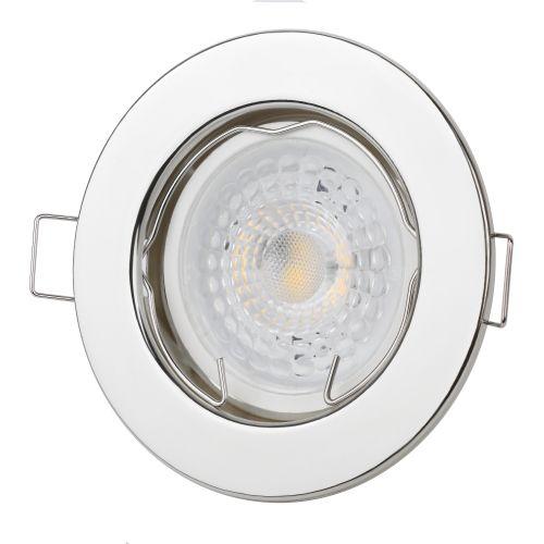 Светильник точечный ST1 CH 50Вт MR16 12В штампован. хром. ЭРА C0043799