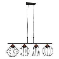 Светильник "Конти" 241 НСБ 01-4х60-109 Е27 (ИМ) подвесной медь черн. муар Элетех 1005405026