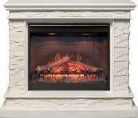 Dimplex Каминокомплект Calgary - Белый / Сланец белый с очагом Symphony 26'' DF2608-INT