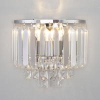 Бра Eurosvet 10121/2 хром/прозрачный хрусталь Strotskis (10105/2)