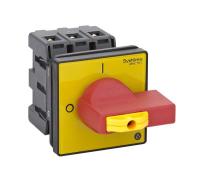 Выключатель-разъединитель 3п 40А IP20 с красн. рукоят. на дверцу 4 винта 1 замок SE MSD40360R