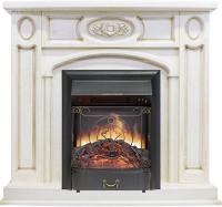 Royal Flame Каминокомплект Florence - Слоновая кость с патиной с очагом Majestic FX Black