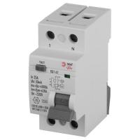 Выключатель дифференциального тока (УЗО) 2п 25А 30мА тип А электромех. ВД1-63 PRO VD2EM25A30 ЭРА Б0061762