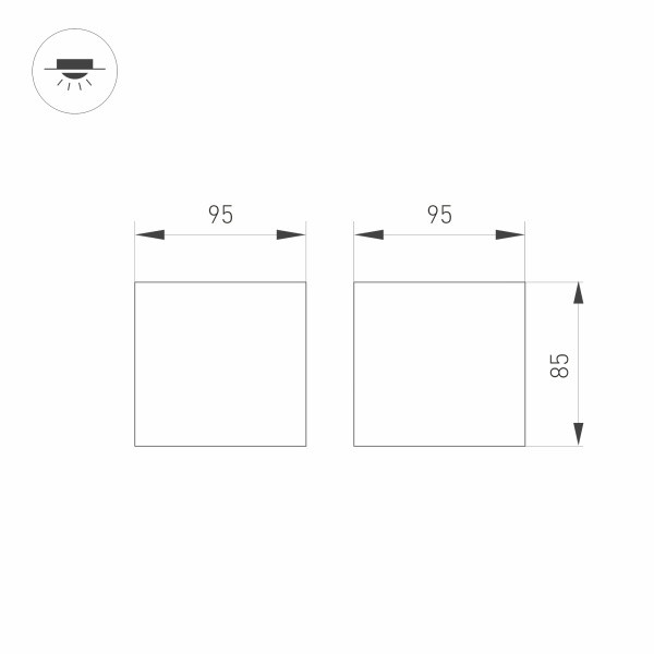 Накладной светильник Arlight 031867