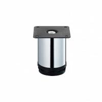 Ножка круглая регулируемая d50х80мм метал. хром Tech-Krep/Zitar 151300