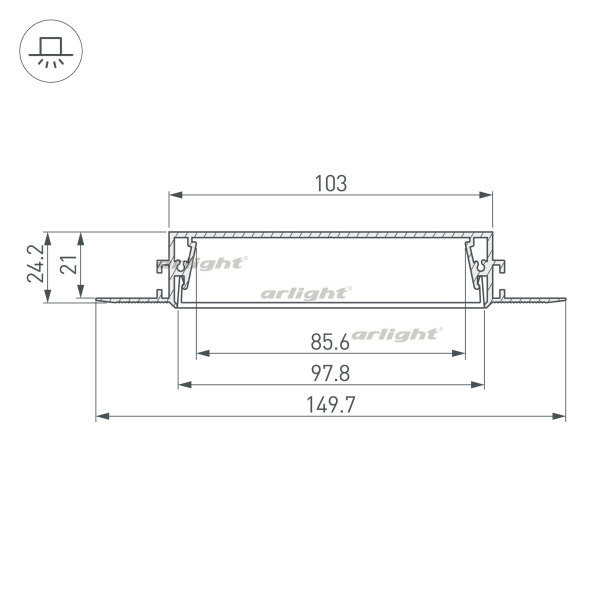 Профиль Arlight 034987