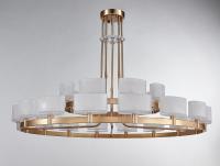 Люстра на штанге Newport 4338+16/C gold