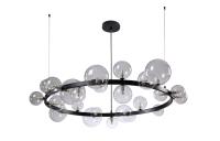 Crystal Lux Люстра Crystal Lux AGATA SP24 V2 BLACK/TRANSPARENTE