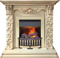 Dimplex Каминокомплект Adriana - Cлоновая кость с очагом Danville Brass FB2