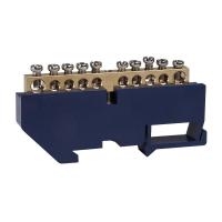 Шина нулевая с изолятором OptiKit BB-D-PE-DIN-10-6х9 желт. КЭАЗ 277837
