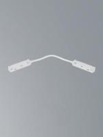 Коннектор питания поворотный 48В для магнитного шинопровода 20мм бел. Vitaluce VT0200036-00