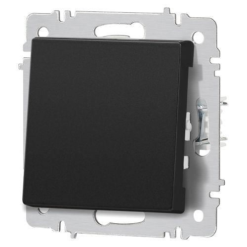 Кнопка Accent 6-109-05 10А-250В IP20 СУ антрацит Intro Б0063612