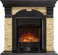 Royal Flame Каминокомплект Dublin - Венге / Сланец с очагом Fobos FX M Black RC