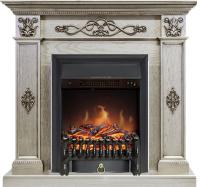 Royal Flame Каминокомплект Derby - Old silver с очагом Fobos FX Black