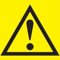 Знак "Внимание. Опасность" 150х150 IEK YPC20-VNOPS-2-010