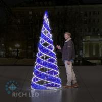 Спиральная елка, 250*100 см, 24В