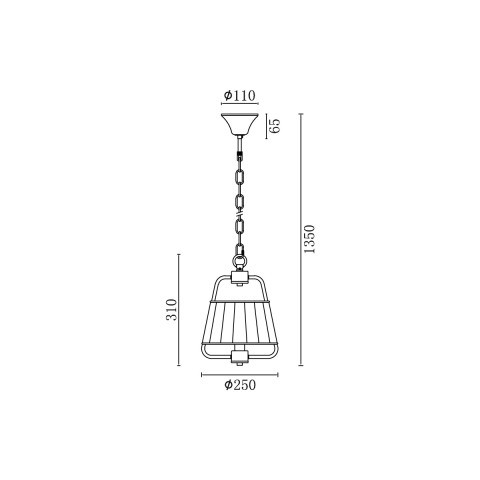 Подвесной светильник Vele Luce VL4254P01