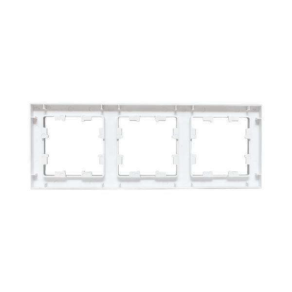 Рамка 3-м Эпика пластик алюм. EKF UP1-FPA-03