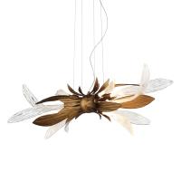 Подвесной светильник DeLight Collection RP168416-11 bronze/clear