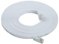 Патч-корд кат.6 UTP плоский 7м бел. ITK PC08-C06U-7M-FL